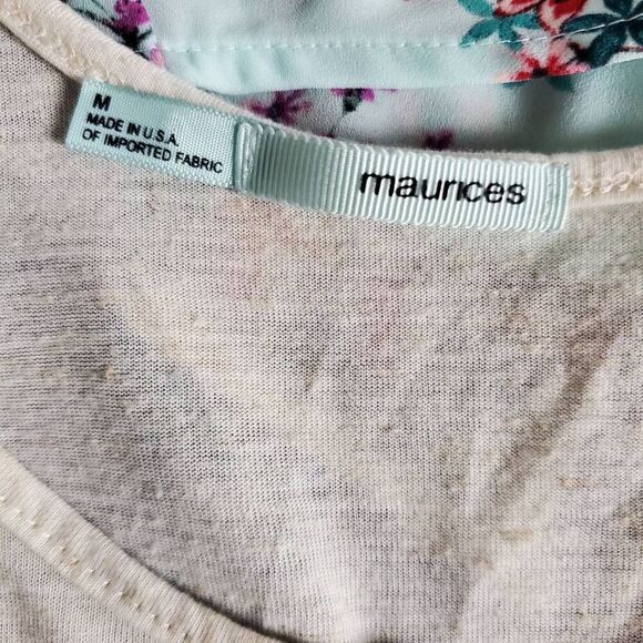 Maurices Women’s Fringe Tank Top Heart American Flag Graphic M - Picture 4 of 5